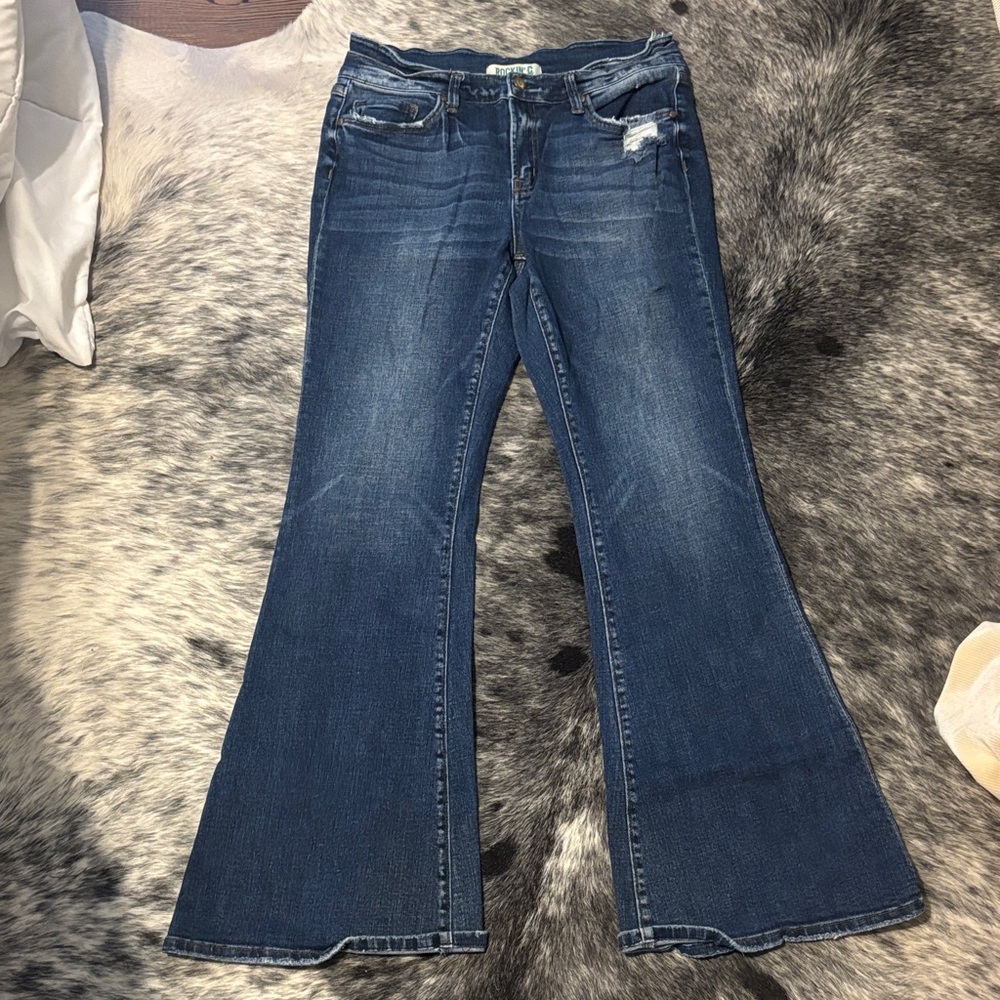 Classic Denim Flare Jeans